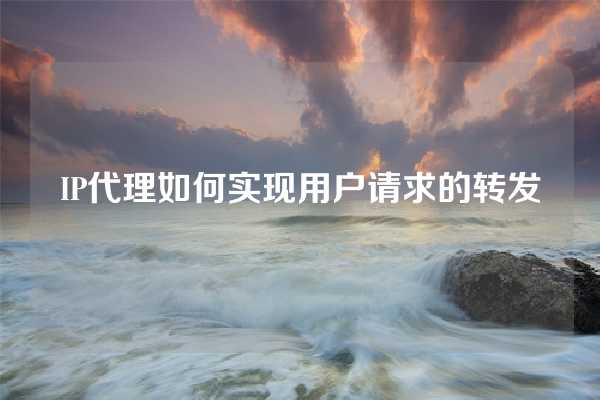 IP代理如何实现用户请求的转发