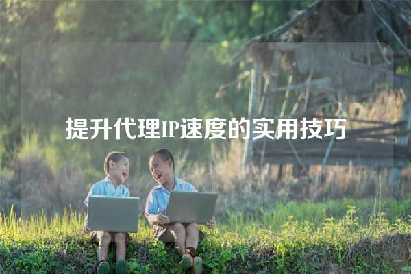 提升代理IP速度的实用技巧